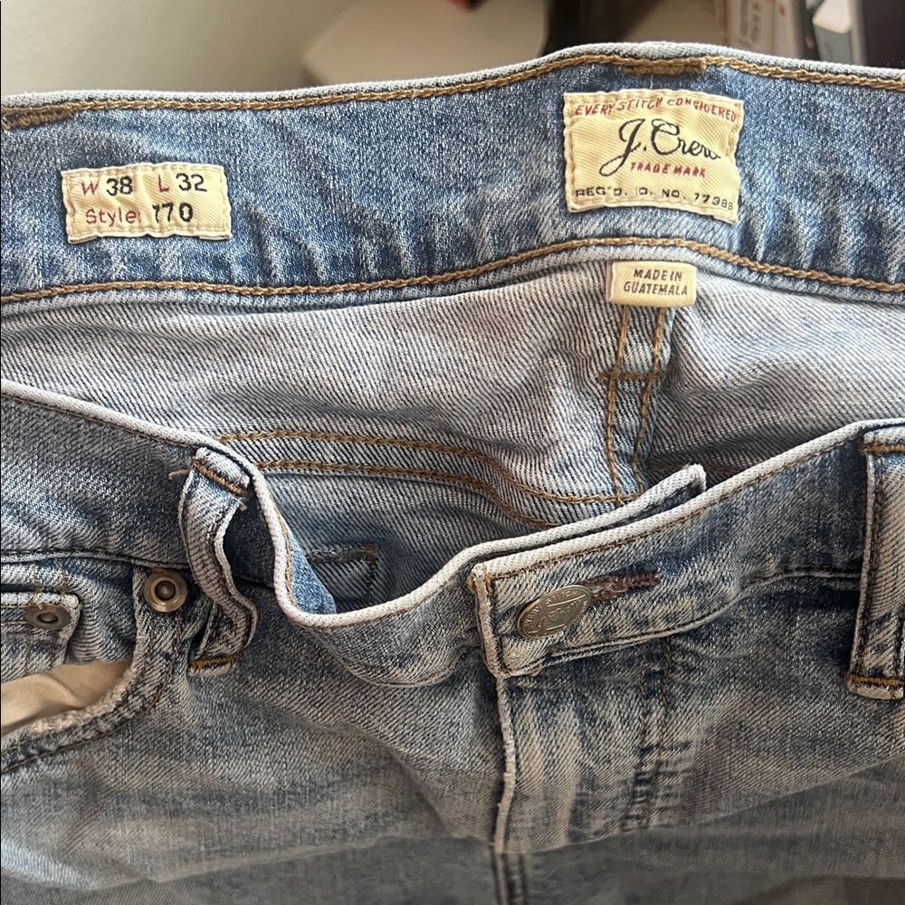 J. Crew Men's Denim Jeans in Light Blue